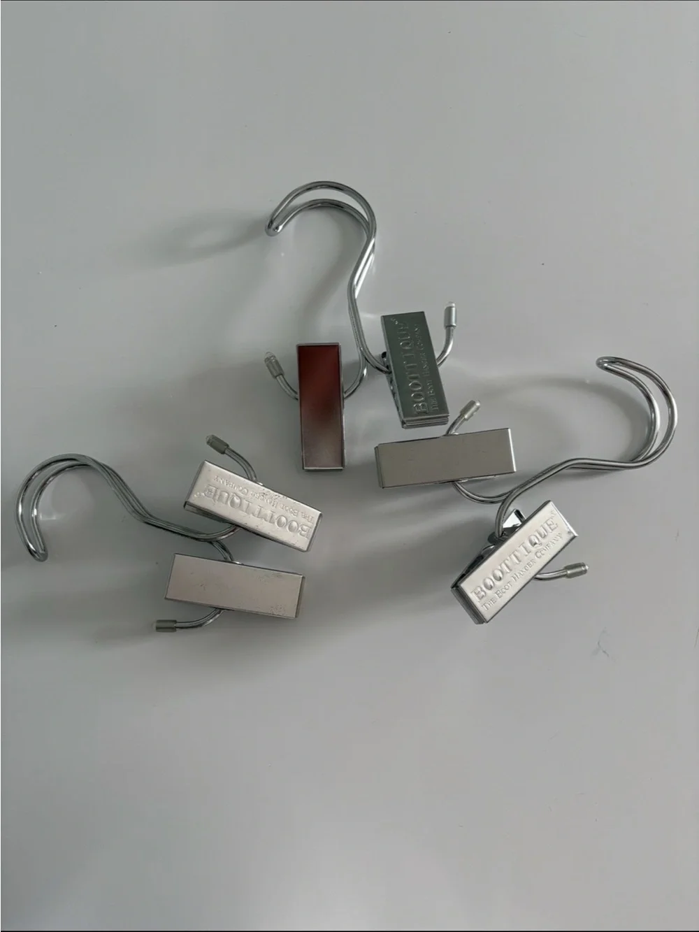 LOT Of three Boottique Silver Metal Hanger Clips